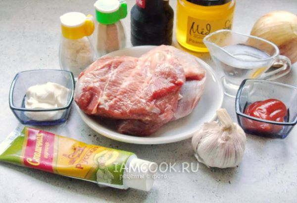 Шашлычное мясо в духовке