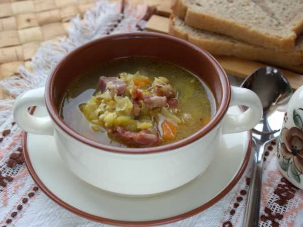 Гороховый суп в духовке в горшочке
