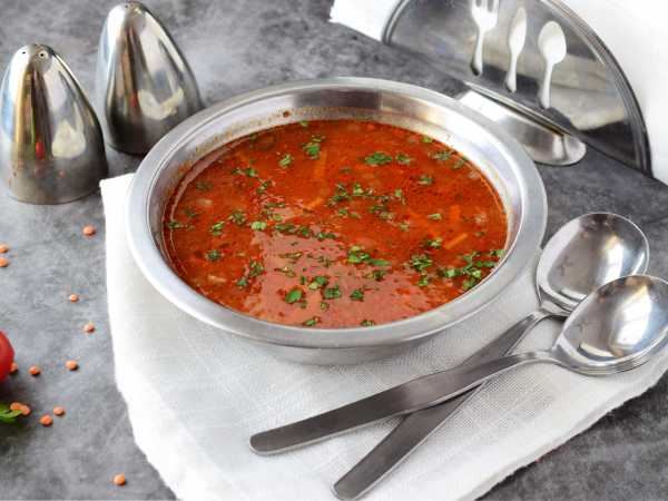 Итальянский суп с чечевицей